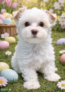 Extreme White Blonde Chocolate Parti Girl Listing Image